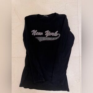 Source Unknown Black Crew Neck Sweater